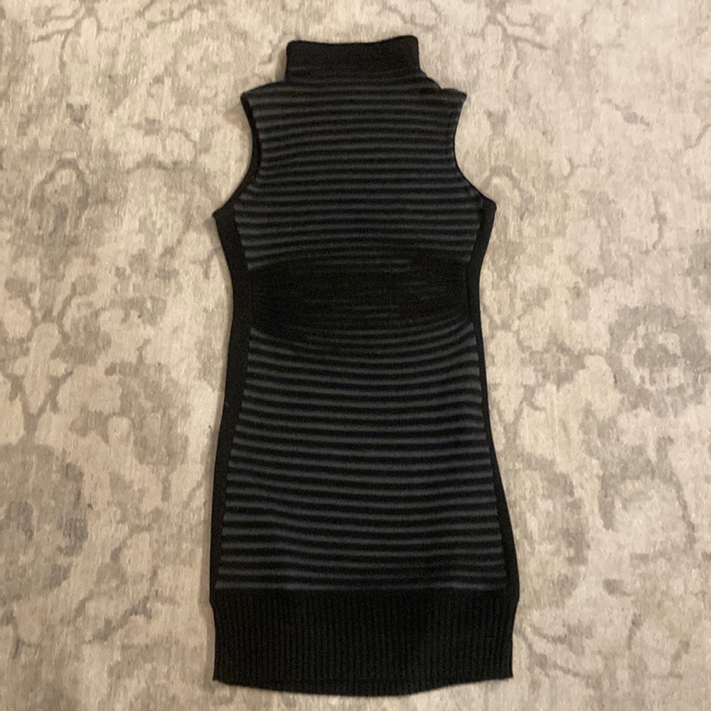 Alessandro Miele black and grey sweater dress